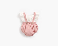 Load image into Gallery viewer, Baby Kid Girls Color-blocking Rompers Wholesale 22032251
