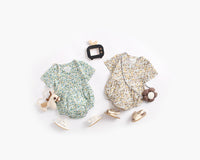 Load image into Gallery viewer, Baby Kid Girls Flower Print Rompers Wholesale 22032252
