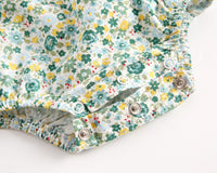 Load image into Gallery viewer, Baby Kid Girls Flower Print Rompers Wholesale 22032252

