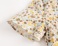 Load image into Gallery viewer, Baby Kid Girls Flower Print Rompers Wholesale 22032252
