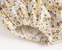 Load image into Gallery viewer, Baby Kid Girls Flower Print Rompers Wholesale 22032252
