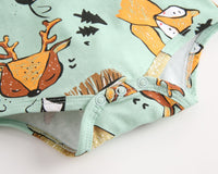 Load image into Gallery viewer, Baby Kid Girls Boys Letters Animals Cartoon Print Rompers Wholesale 22032253
