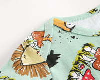 Load image into Gallery viewer, Baby Kid Girls Boys Letters Animals Cartoon Print Rompers Wholesale 22032253

