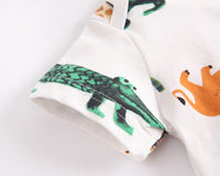 Load image into Gallery viewer, Baby Kid Girls Boys Letters Animals Cartoon Print Rompers Wholesale 22032253
