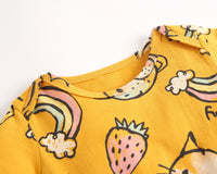 Load image into Gallery viewer, Baby Kid Girls Boys Letters Animals Cartoon Print Rompers Wholesale 22032253
