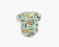 Load image into Gallery viewer, Baby Kid Girls Boys Letters Animals Cartoon Print Rompers Wholesale 22032257
