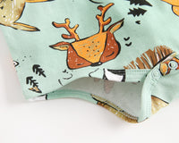 Load image into Gallery viewer, Baby Kid Girls Boys Letters Animals Cartoon Print Rompers Wholesale 22032257
