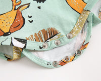 Load image into Gallery viewer, Baby Kid Girls Boys Letters Animals Cartoon Print Rompers Wholesale 22032257
