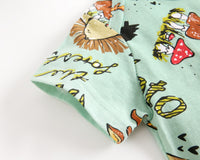 Load image into Gallery viewer, Baby Kid Girls Boys Letters Animals Cartoon Print Rompers Wholesale 22032257
