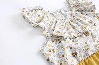 Load image into Gallery viewer, Baby Kid Girls Flower Print Rompers Wholesale 22032264
