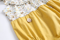 Load image into Gallery viewer, Baby Kid Girls Flower Print Rompers Wholesale 22032264
