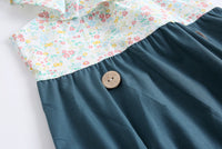 Load image into Gallery viewer, Baby Kid Girls Flower Print Rompers Wholesale 22032264
