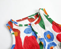 Load image into Gallery viewer, Baby Kid Girls Flower Print Jumpsuits Wholesale 22032265
