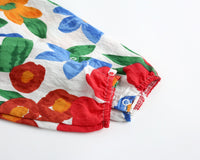 Load image into Gallery viewer, Baby Kid Girls Flower Print Jumpsuits Wholesale 22032265
