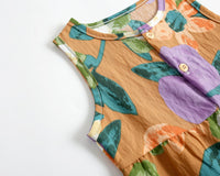 Load image into Gallery viewer, Baby Kid Girls Flower Print Jumpsuits Wholesale 22032265
