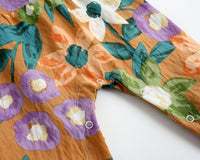 Load image into Gallery viewer, Baby Kid Girls Flower Print Jumpsuits Wholesale 22032265
