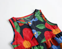 Load image into Gallery viewer, Baby Kid Girls Flower Print Jumpsuits Wholesale 22032265
