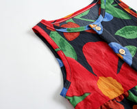 Load image into Gallery viewer, Baby Kid Girls Flower Print Jumpsuits Wholesale 22032265
