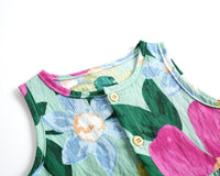 Load image into Gallery viewer, Baby Kid Girls Flower Print Jumpsuits Wholesale 22032265
