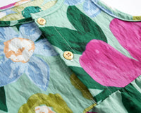 Load image into Gallery viewer, Baby Kid Girls Flower Print Jumpsuits Wholesale 22032265
