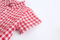 Load image into Gallery viewer, Baby Kid Boys Checked Print Rompers Wholesale 22032266
