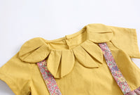 Load image into Gallery viewer, Baby Kid Girls Flower Print Rompers Wholesale 22032271
