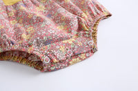 Load image into Gallery viewer, Baby Kid Girls Flower Print Rompers Wholesale 22032271
