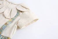 Load image into Gallery viewer, Baby Kid Girls Flower Print Rompers Wholesale 22032271
