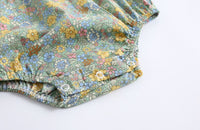 Load image into Gallery viewer, Baby Kid Girls Flower Print Rompers Wholesale 22032271
