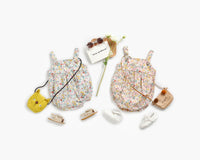 Load image into Gallery viewer, Baby Kid Girls Flower Print Rompers Wholesale 22032272
