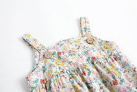 Load image into Gallery viewer, Baby Kid Girls Flower Print Rompers Wholesale 22032272
