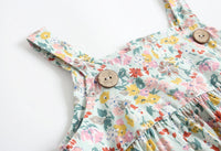 Load image into Gallery viewer, Baby Kid Girls Flower Print Rompers Wholesale 22032272
