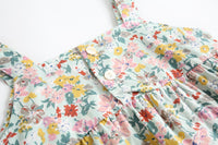 Load image into Gallery viewer, Baby Kid Girls Flower Print Rompers Wholesale 22032272
