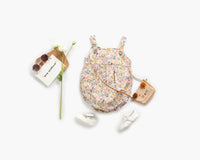 Load image into Gallery viewer, Baby Kid Girls Flower Print Rompers Wholesale 22032272
