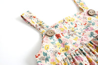 Load image into Gallery viewer, Baby Kid Girls Flower Print Rompers Wholesale 22032272
