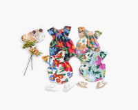 Load image into Gallery viewer, Baby Kid Girls Flower Print Rompers Wholesale 22032273
