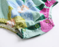 Load image into Gallery viewer, Baby Kid Girls Flower Print Rompers Wholesale 22032273
