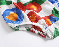 Load image into Gallery viewer, Baby Kid Girls Flower Print Rompers Wholesale 22032273
