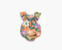 Load image into Gallery viewer, Baby Kid Girls Flower Print Rompers Wholesale 22032273
