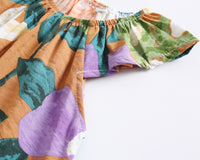 Load image into Gallery viewer, Baby Kid Girls Flower Print Rompers Wholesale 22032273
