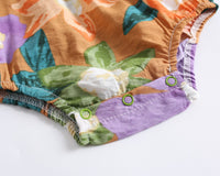 Load image into Gallery viewer, Baby Kid Girls Flower Print Rompers Wholesale 22032273
