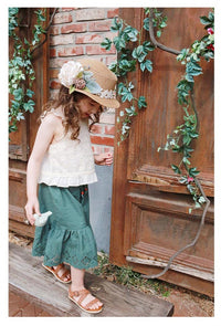 Load image into Gallery viewer, Baby Kid Girls Solid Color Pants Wholesale 22032276Baby Kid Girls Solid Color Pants Wholesale 22032276
