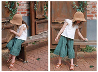 Load image into Gallery viewer, Baby Kid Girls Solid Color Pants Wholesale 22032276
