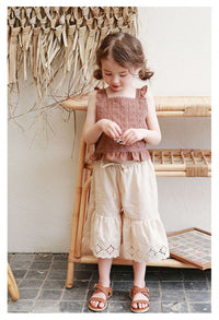 Load image into Gallery viewer, Baby Kid Girls Solid Color Pants Wholesale 22032276
