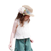 Load image into Gallery viewer, Baby Kid Girls Solid Color Flower Embroidered Tank Tops Wholesale 22032277
