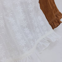 Load image into Gallery viewer, Baby Kid Girls Solid Color Flower Embroidered Tank Tops Wholesale 22032277
