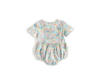 Load image into Gallery viewer, Baby Kid Girls Flower Print Rompers Wholesale 22032278
