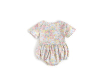 Load image into Gallery viewer, Baby Kid Girls Flower Print Rompers Wholesale 22032278
