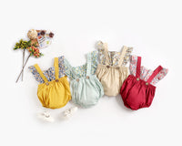 Load image into Gallery viewer, Baby Kid Girls Flower Print Rompers Wholesale 22032279
