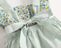 Load image into Gallery viewer, Baby Kid Girls Flower Print Rompers Wholesale 22032279
